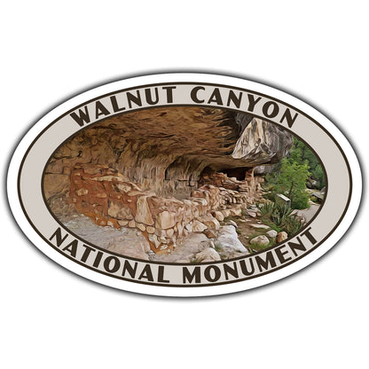Walnut Canyon national monument sticker