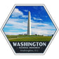 Washington national monument sticker