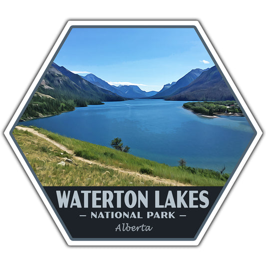 Waterton Lakes national park sticker