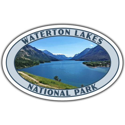 Waterton Lakes national park sticker