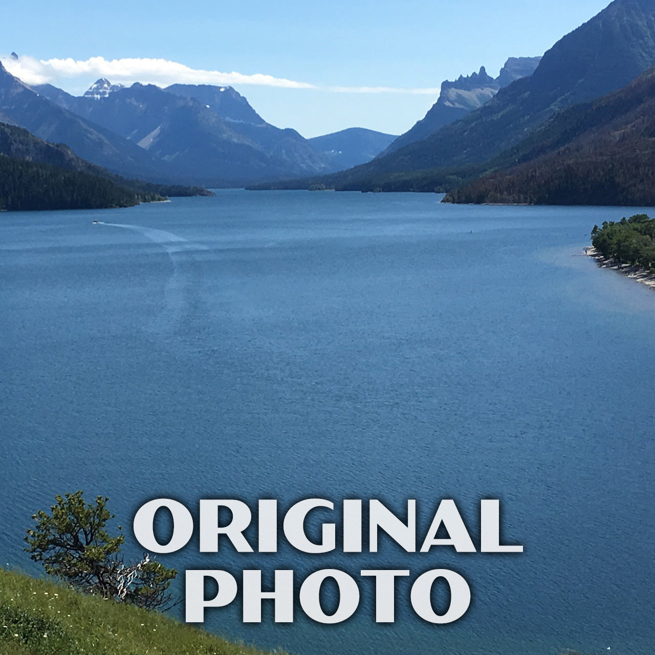 Waterton Lakes National Park Poster-WPA (Lake Waterton)