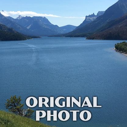 Waterton Lakes National Park Poster-WPA (Lake Waterton)