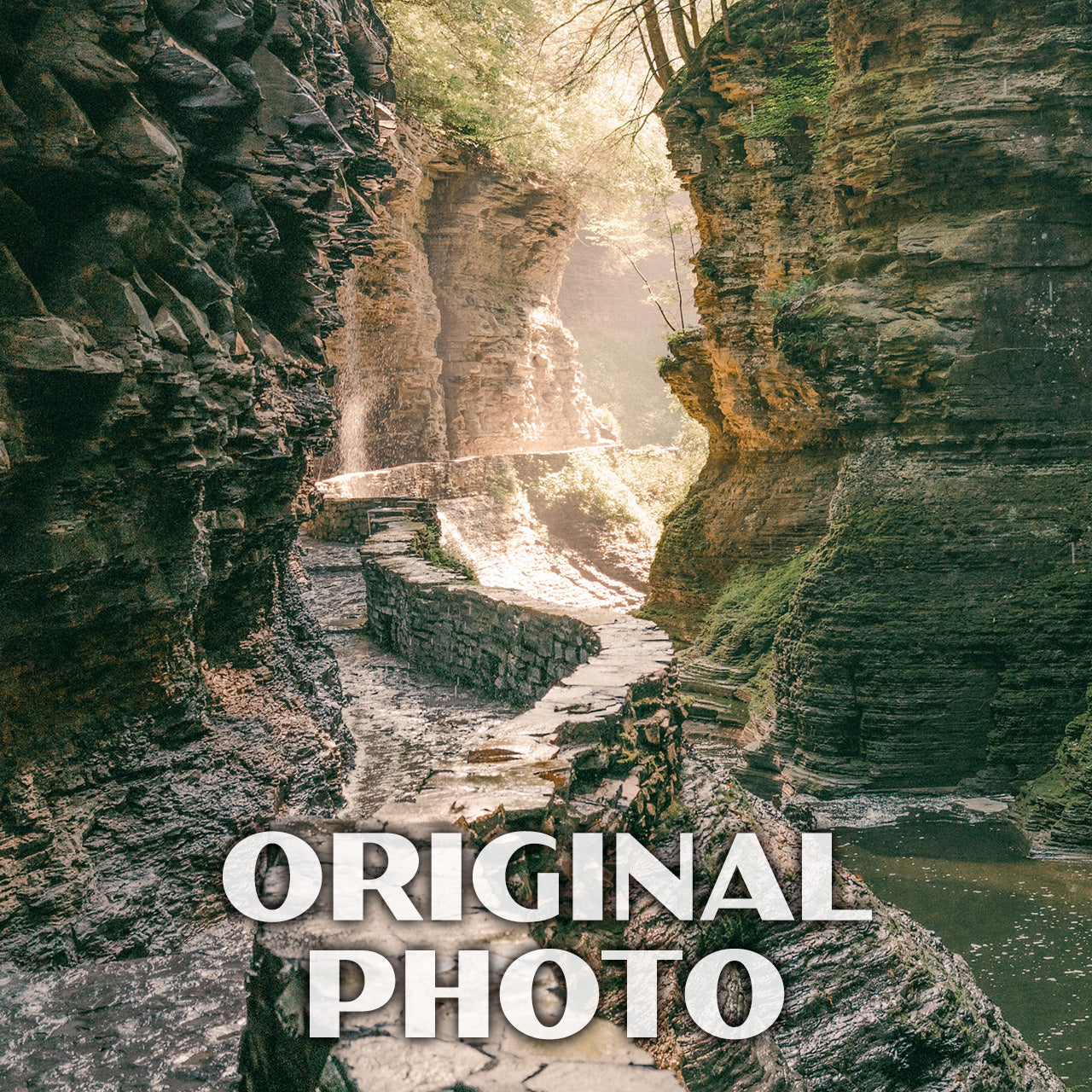 Watkins Glen State Park Poster - WPA (Gorge Trail)