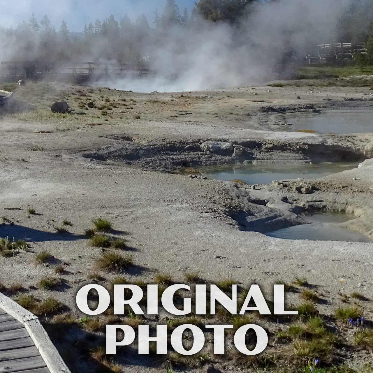 Yellowstone National Park Poster-WPA (West Thumb Geyser Basin)