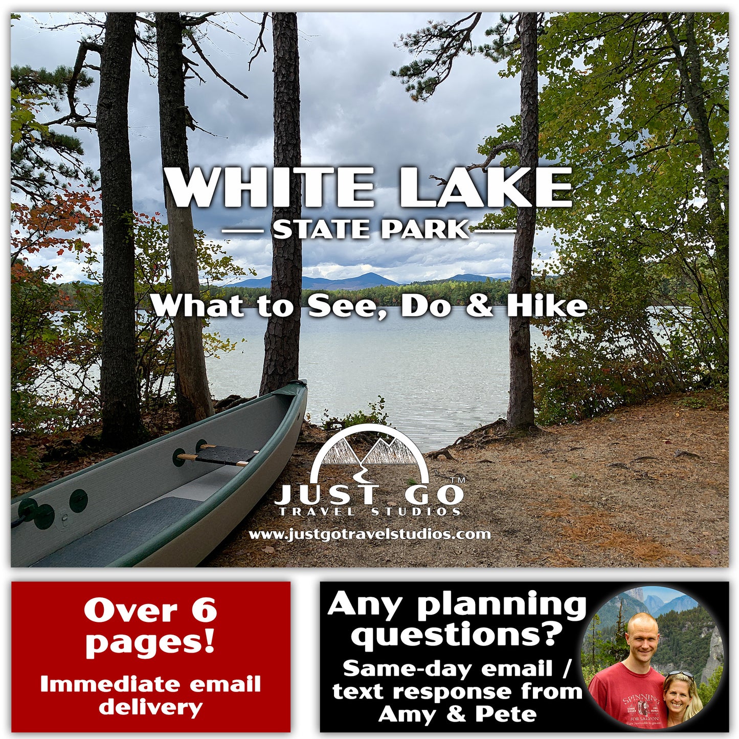 White Lake State Park Itinerary (Digital Download)