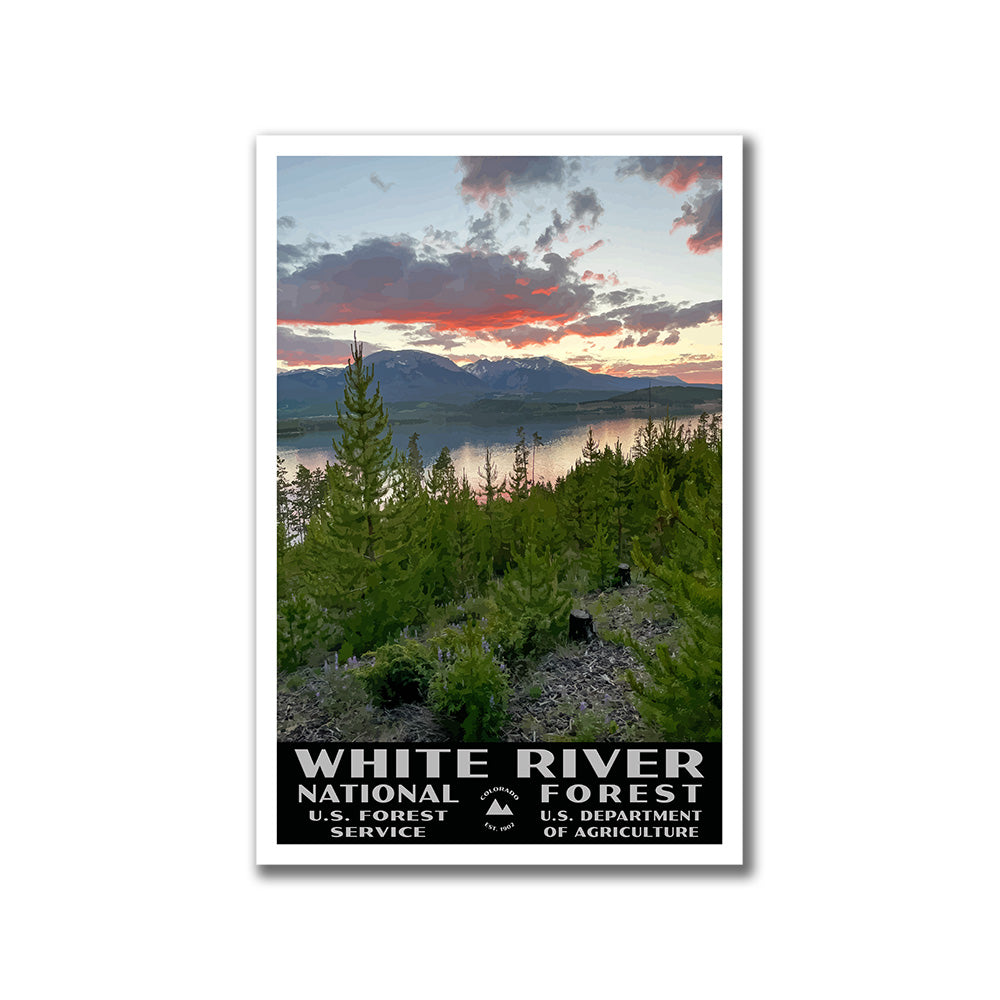 White River National Forest Poster-WPA (Prospector Campground)