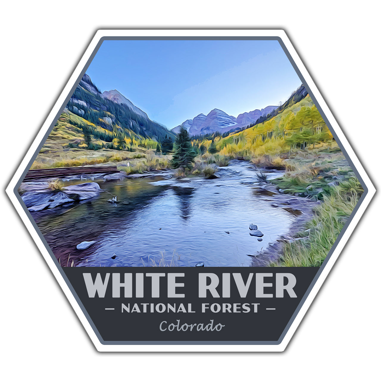 White River national forest sticker
