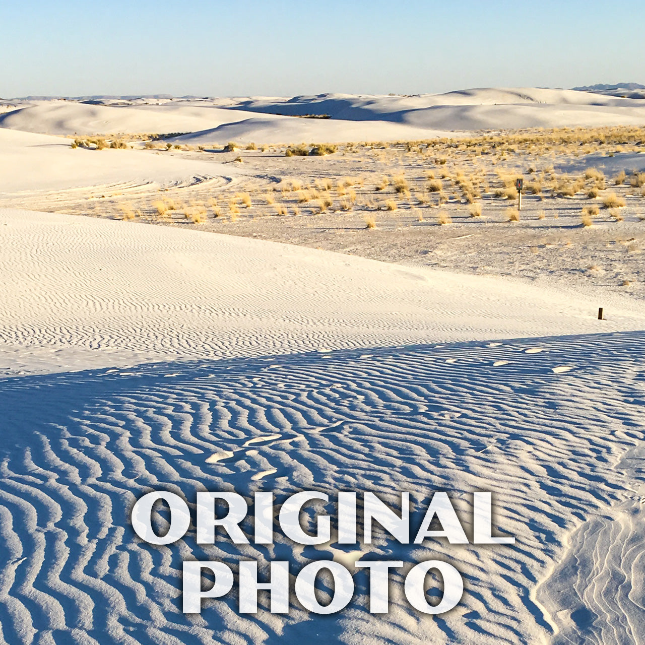 White Sands National Park Poster-WPA (White Sands)