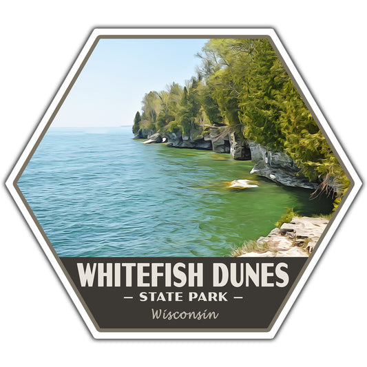 Whitefish Dunes state park sticker