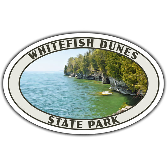Whitefish Dunes state park sticker