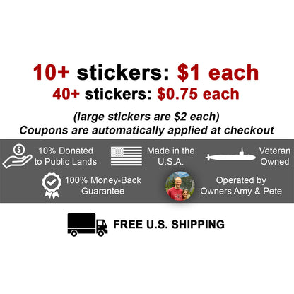 Joshua Tree National Park Sticker (Hall of Horrors)