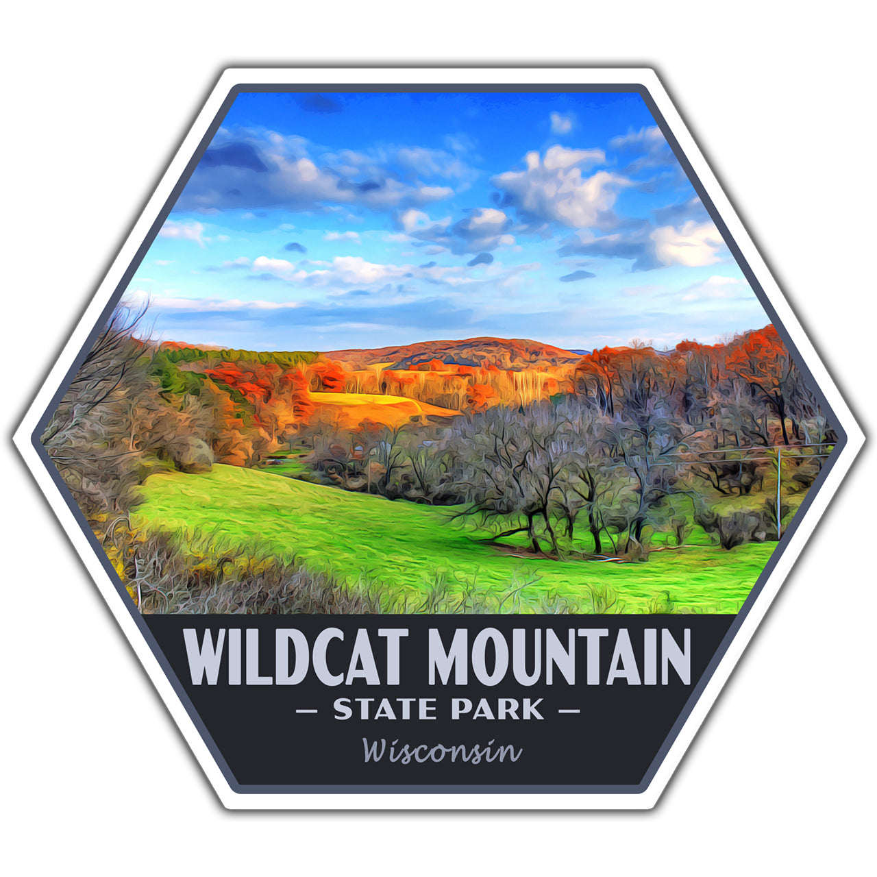 Wildcat Mountain state park sticker