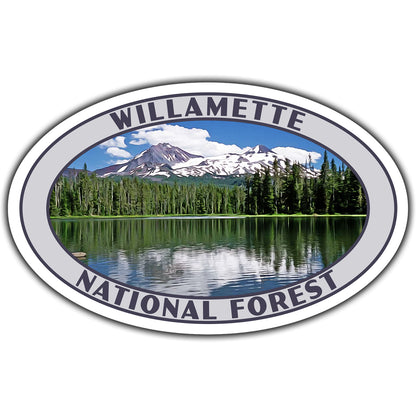 Willamette national forest sticker