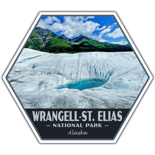 Wrangell St Elias National Park sticker
