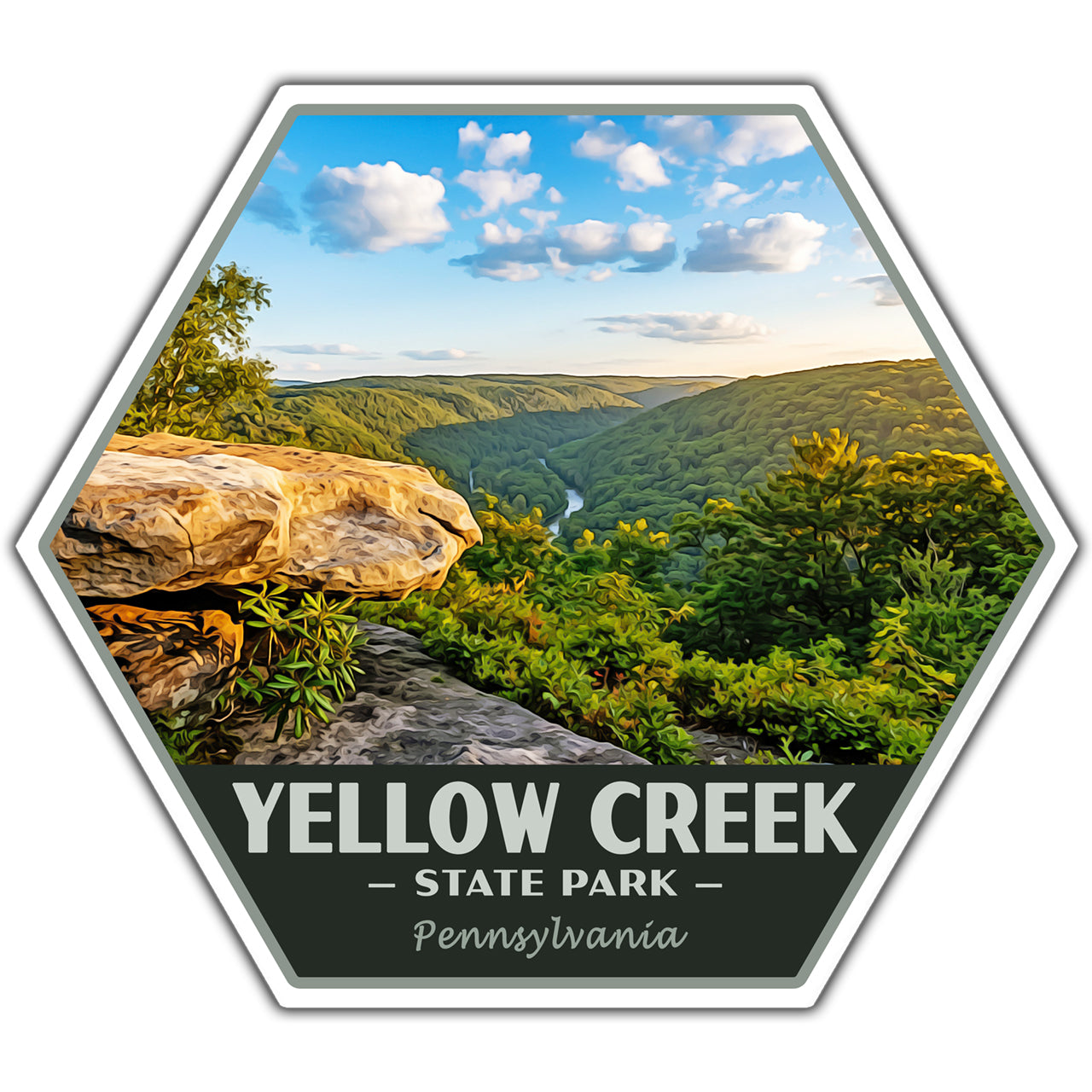 Yellow Creek state park sticker