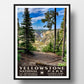 yellowstone national park poster