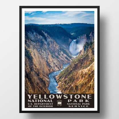 yellowstone national park poster