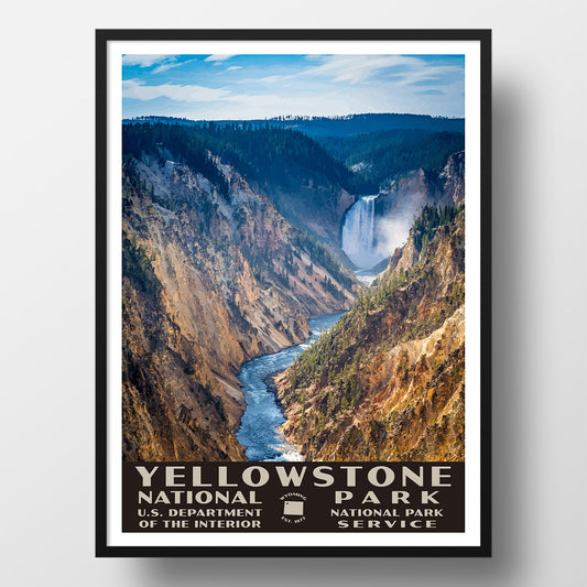 yellowstone national park poster