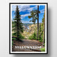 Yellowstone National Park Poster-WPA (Artist Point)