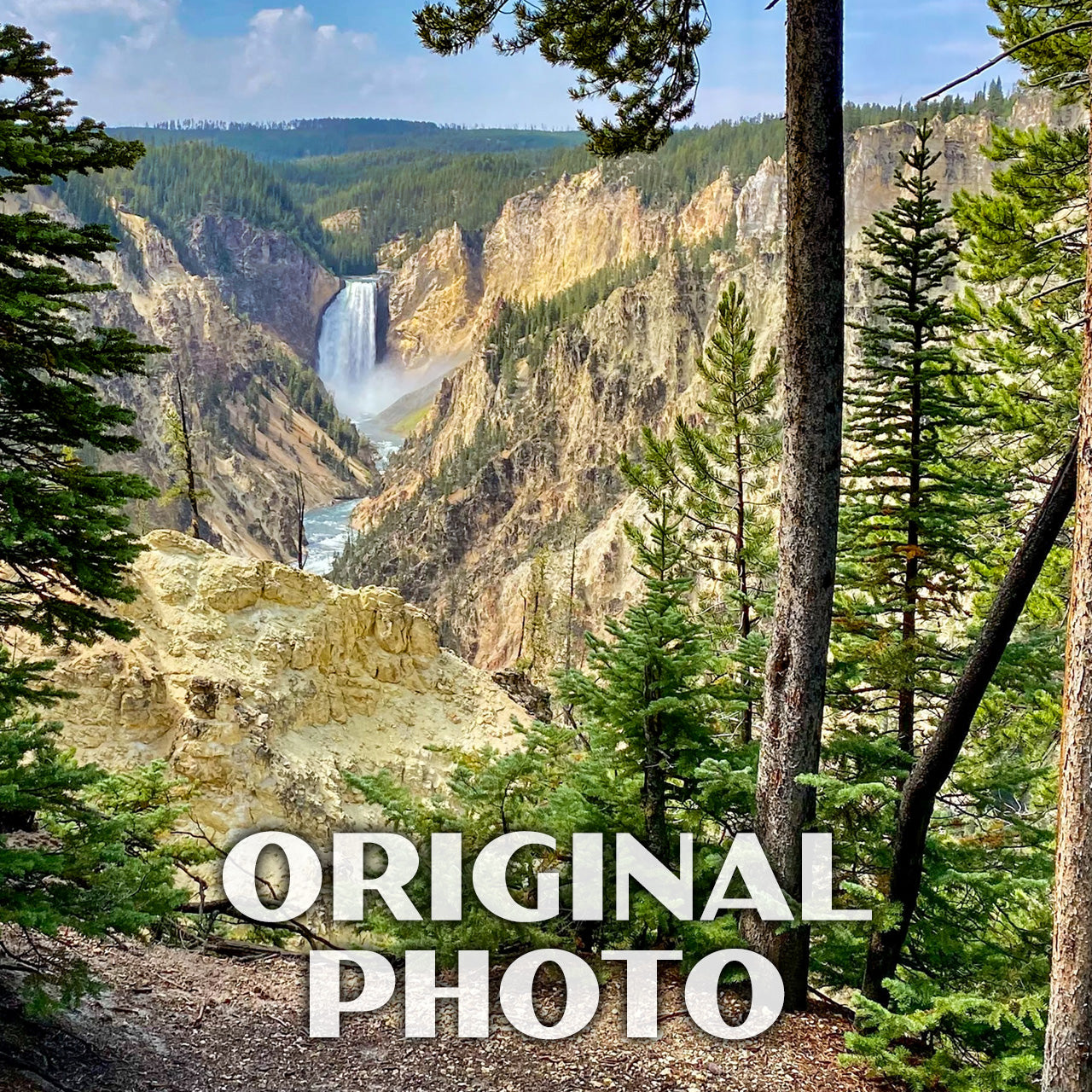 Yellowstone National Park Poster-WPA (Artist Point)