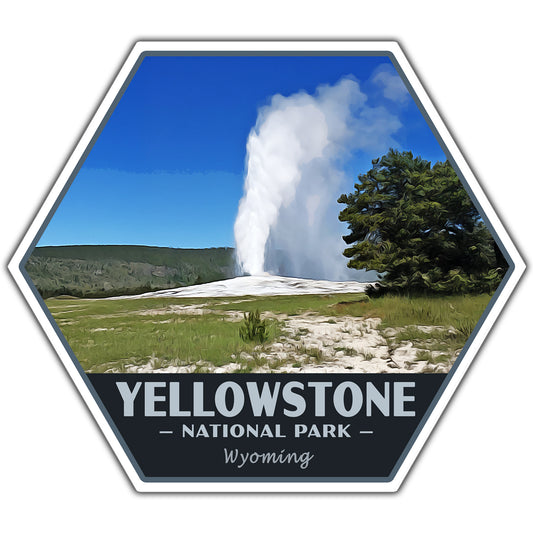 yellowstone national park sticker