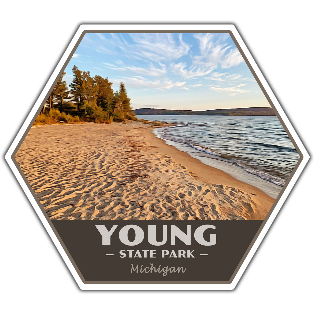 Young state park sticker
