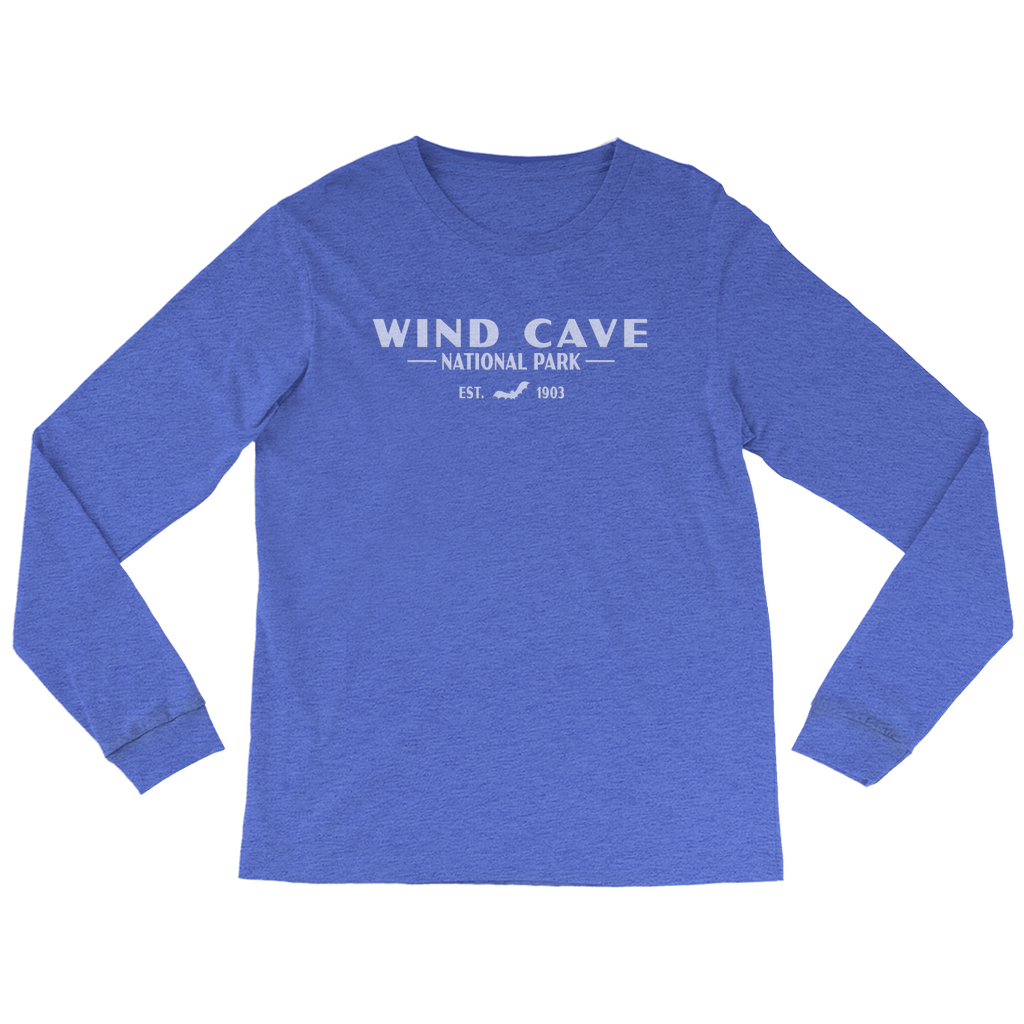 Wind Cave National Park Long Sleeve Shirt (Simplified)