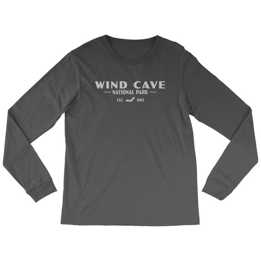 Wind Cave National Park Long Sleeve Shirt (Simplified)