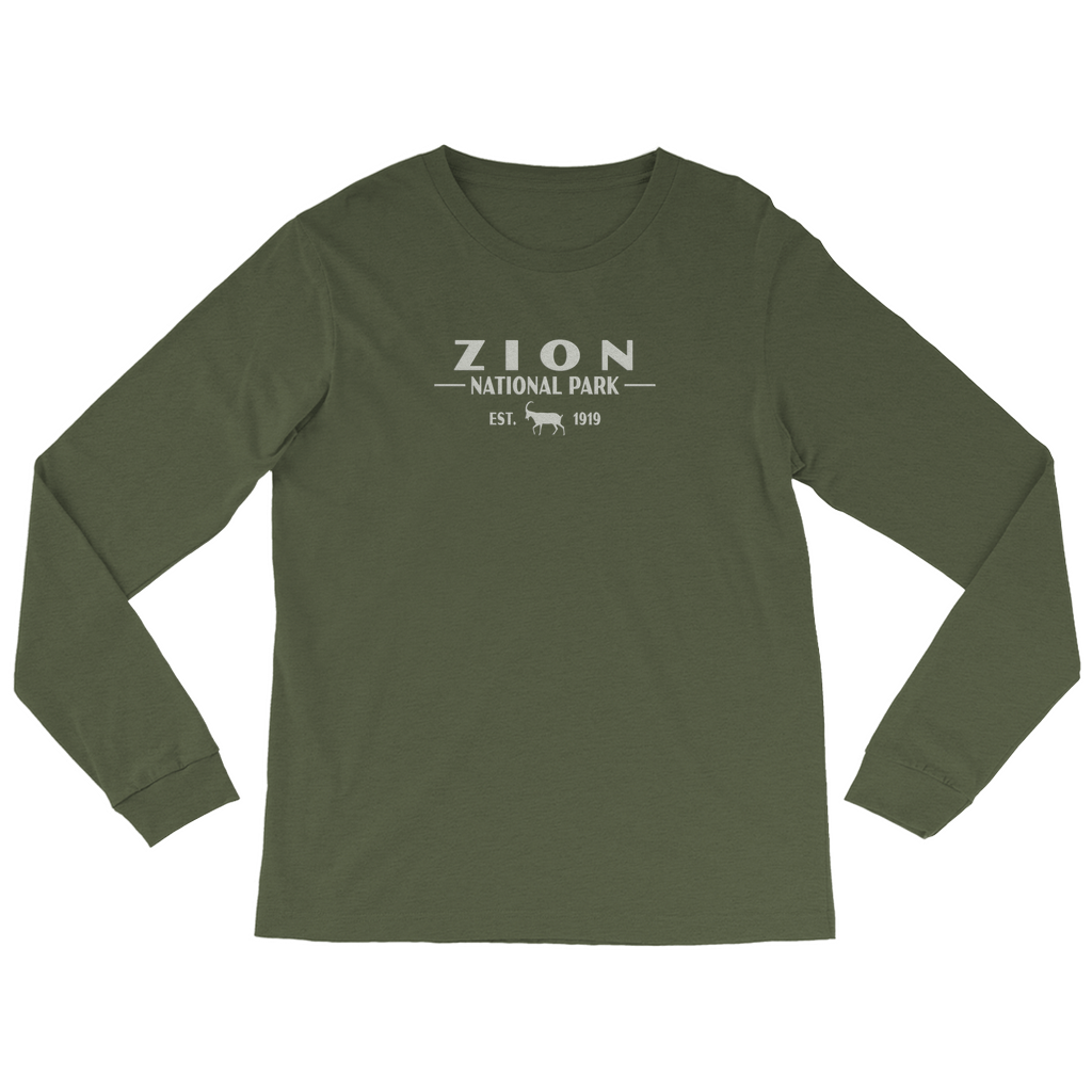 Zion National Park Long Sleeve Shirt (Simplified)