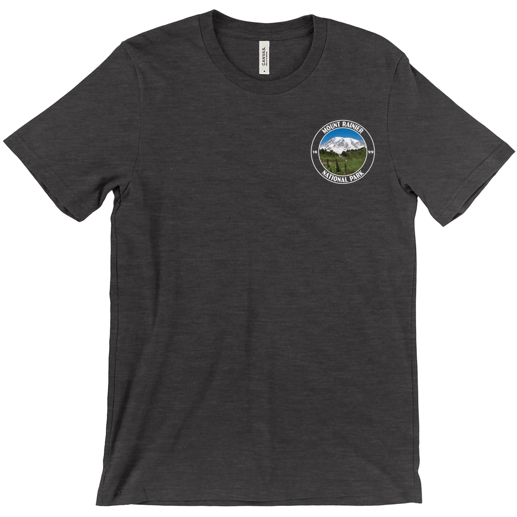 Mount Rainier National Park Short Sleeve Shirt (Mount Rainier View)