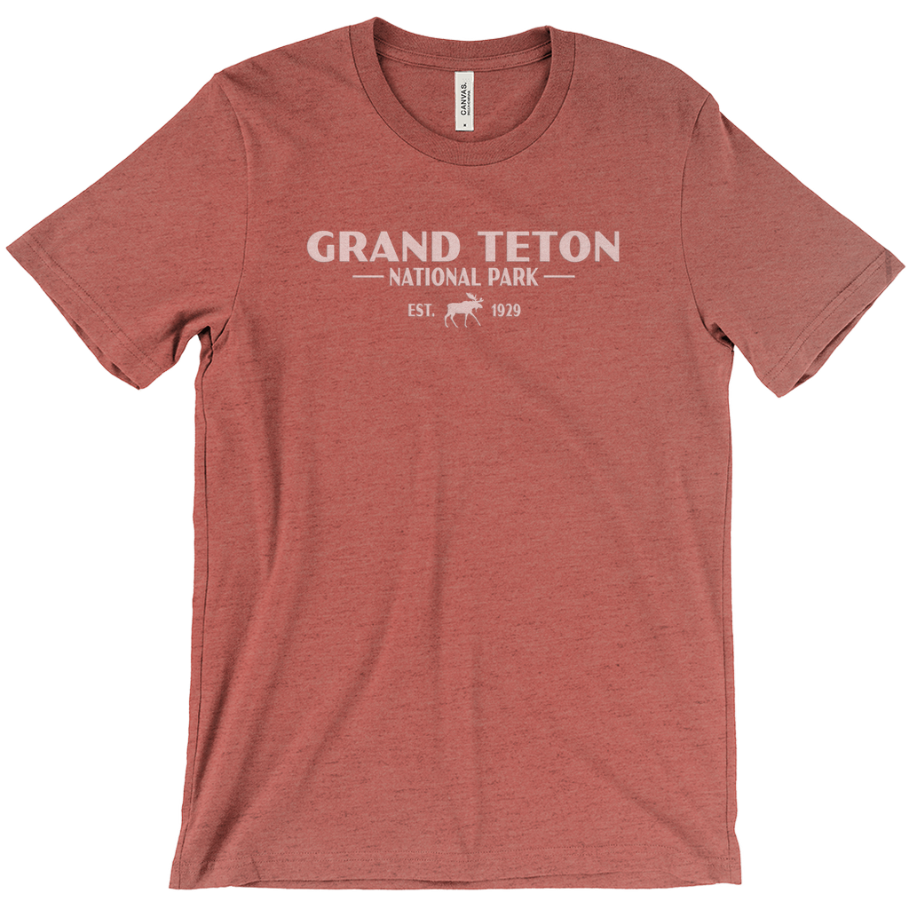 Grand Teton National Park Short Sleeve Shirt (Simplified)