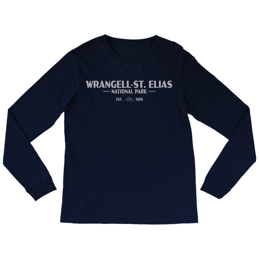 Wrangell St Elias National Park Long Sleeve Shirt (Simplified)