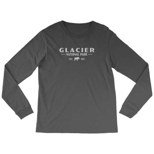 Glacier National Park Long Sleeve Shirt (Simplified)