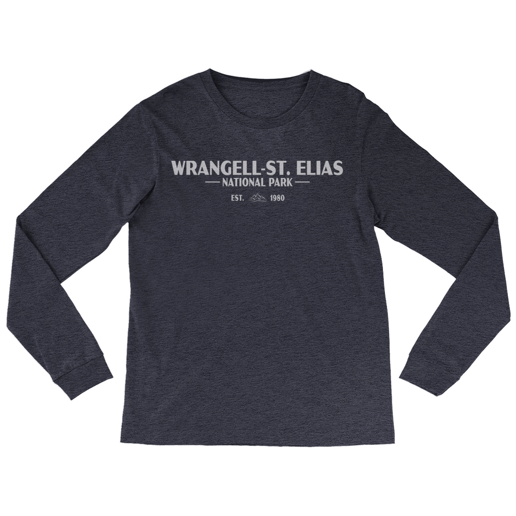 Wrangell St Elias National Park Long Sleeve Shirt (Simplified)