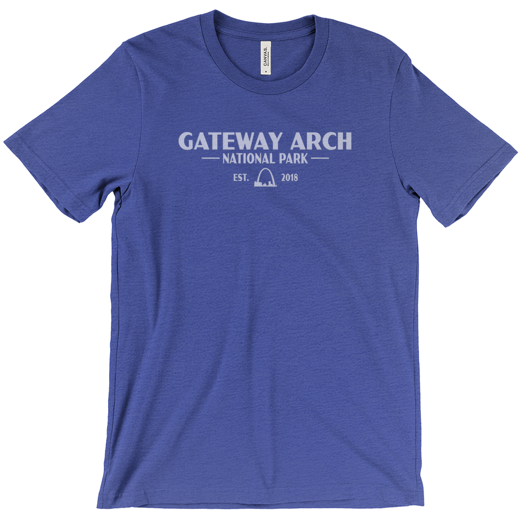 Gateway Arch National Park Short Sleeve Shirt (Simplified)