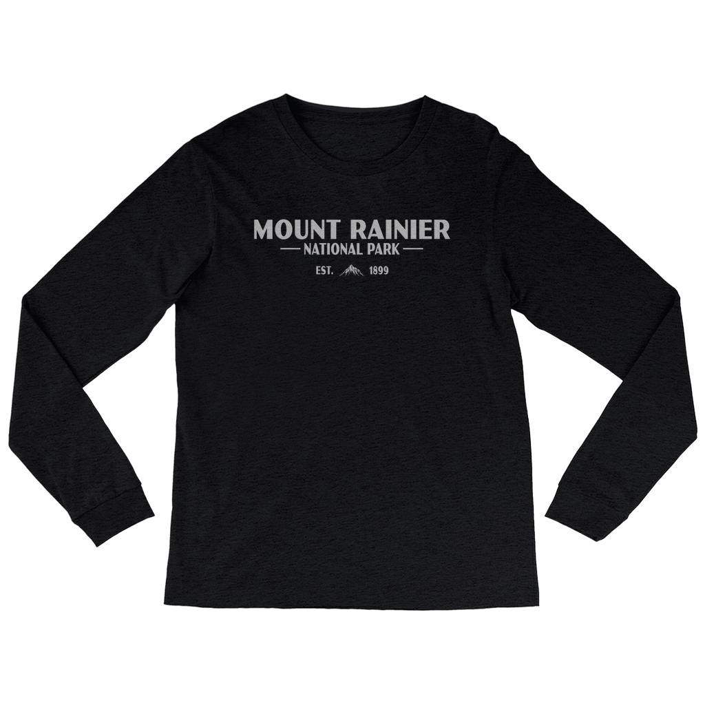Mount Rainier National Park Long Sleeve Shirt (Simplified)