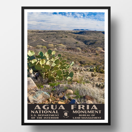 Agua Fria National Monument Poster-WPA (Agua Fria)