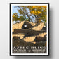 Aztec Ruins National Monument Poster-WPA (Aztec Ruins)