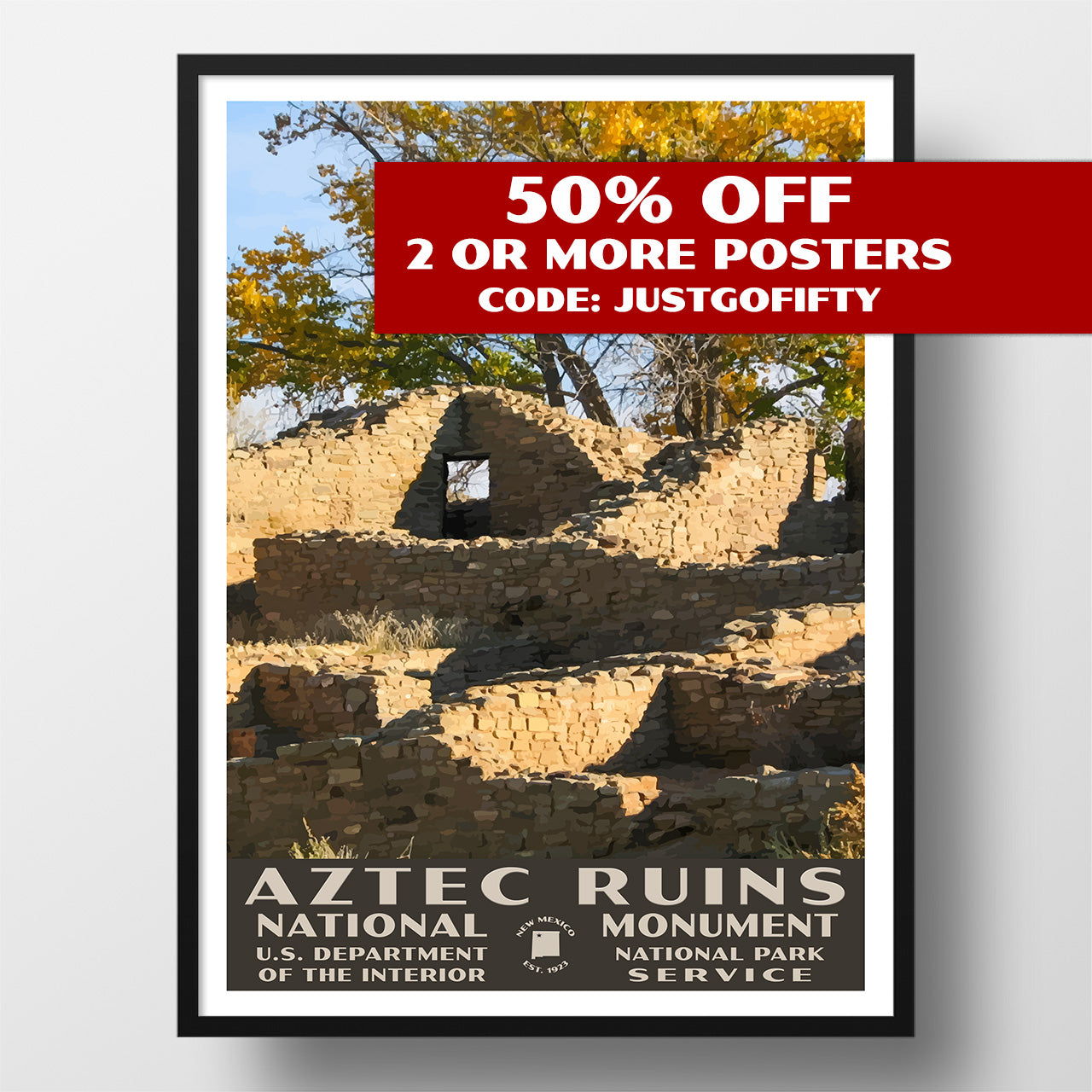 Aztec Ruins National Monument poster
