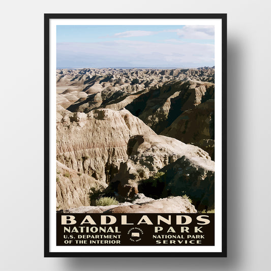 Badlands National Park Poster