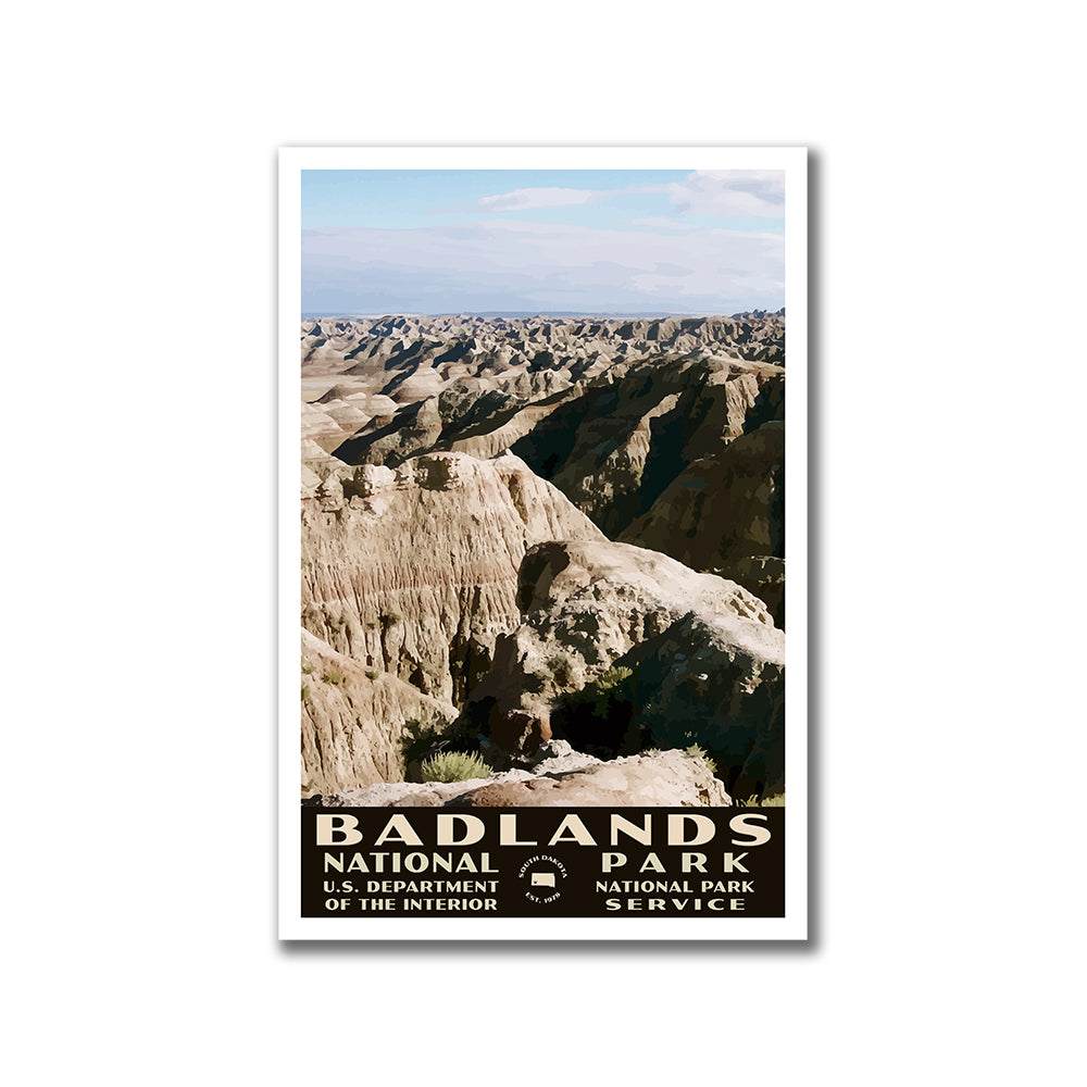 Badlands National Park Poster