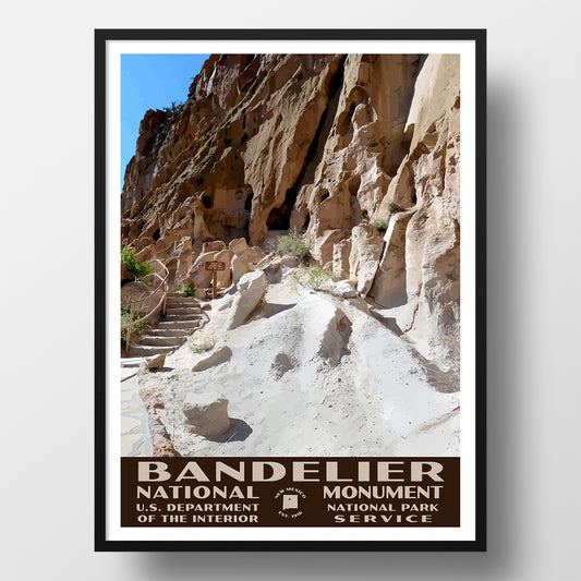 Bandelier National Monument poster