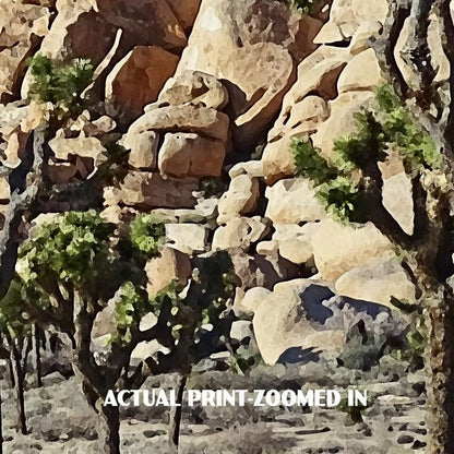 Joshua Tree National Park Poster-Joshua Tree (springtime)
