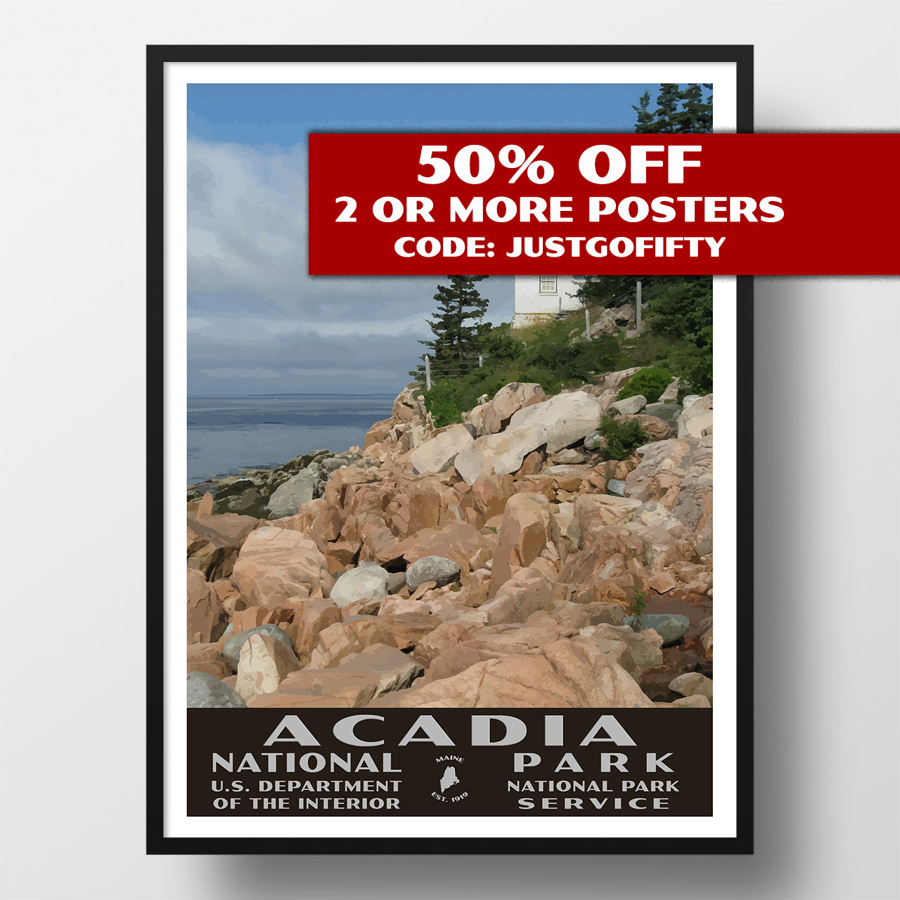 Acadia National Park Poster