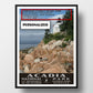 Acadia National Park Poster-WPA (Bass Harbor Lighthouse) (Personalized)