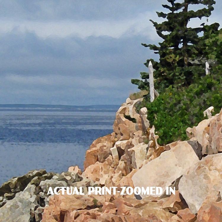 Acadia National Park Poster-Bass Harbor Lighthouse