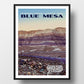 Petrified Forest National Park Poster-Blue Mesa