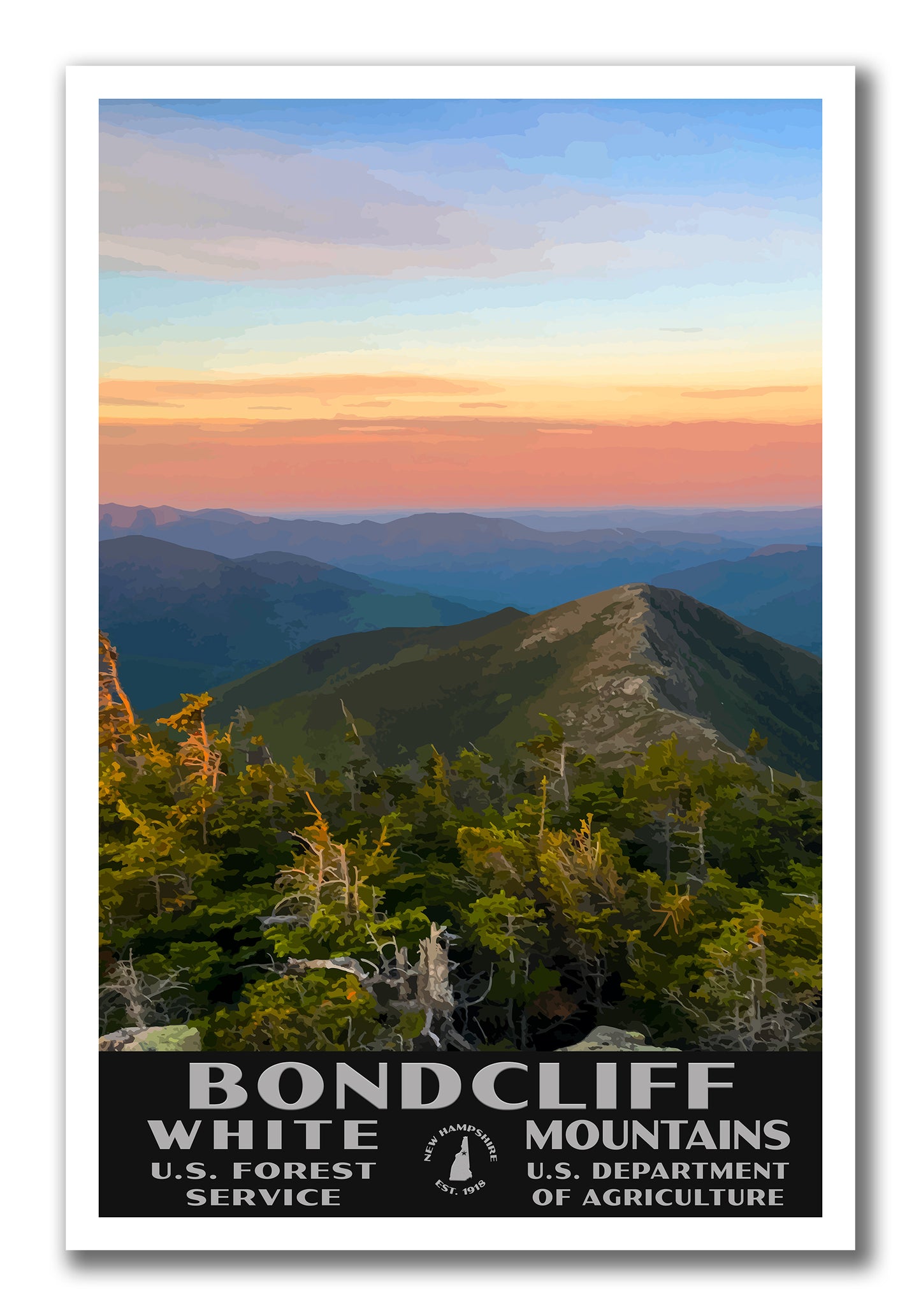 Bondcliff Poster - WPA