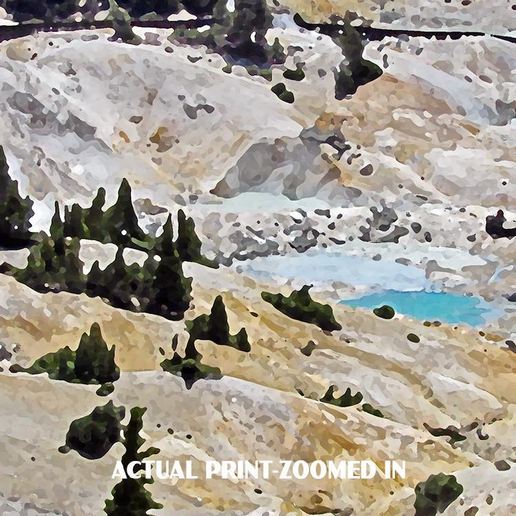 Lassen Volcanic National Park Poster-Bumpass Hell
