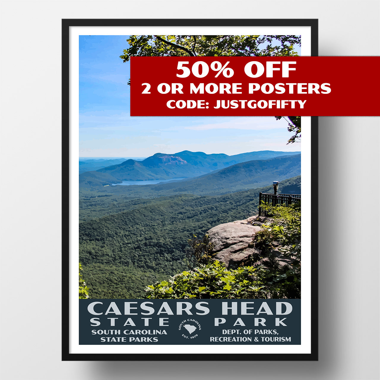 Caesars Head State Park poster